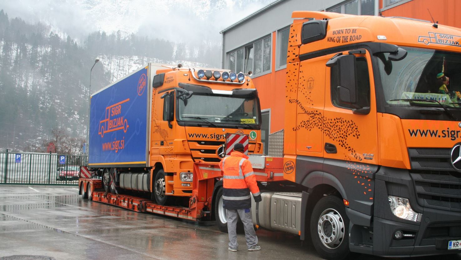 Sigr Bizjak izredni prevoz tovornjak
